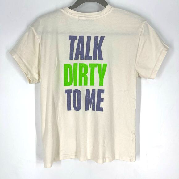Daydreamer Poison Talk Dirty To Me Tour Tee Short Sleeve Small Cream - Picture 3 of 6